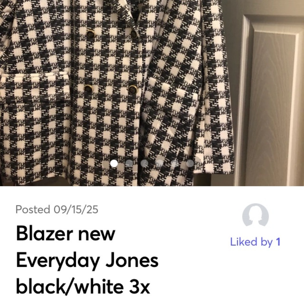 Black and White Women's Blazerblazer everyday jones